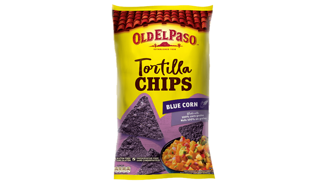 tortilla chips blue corn